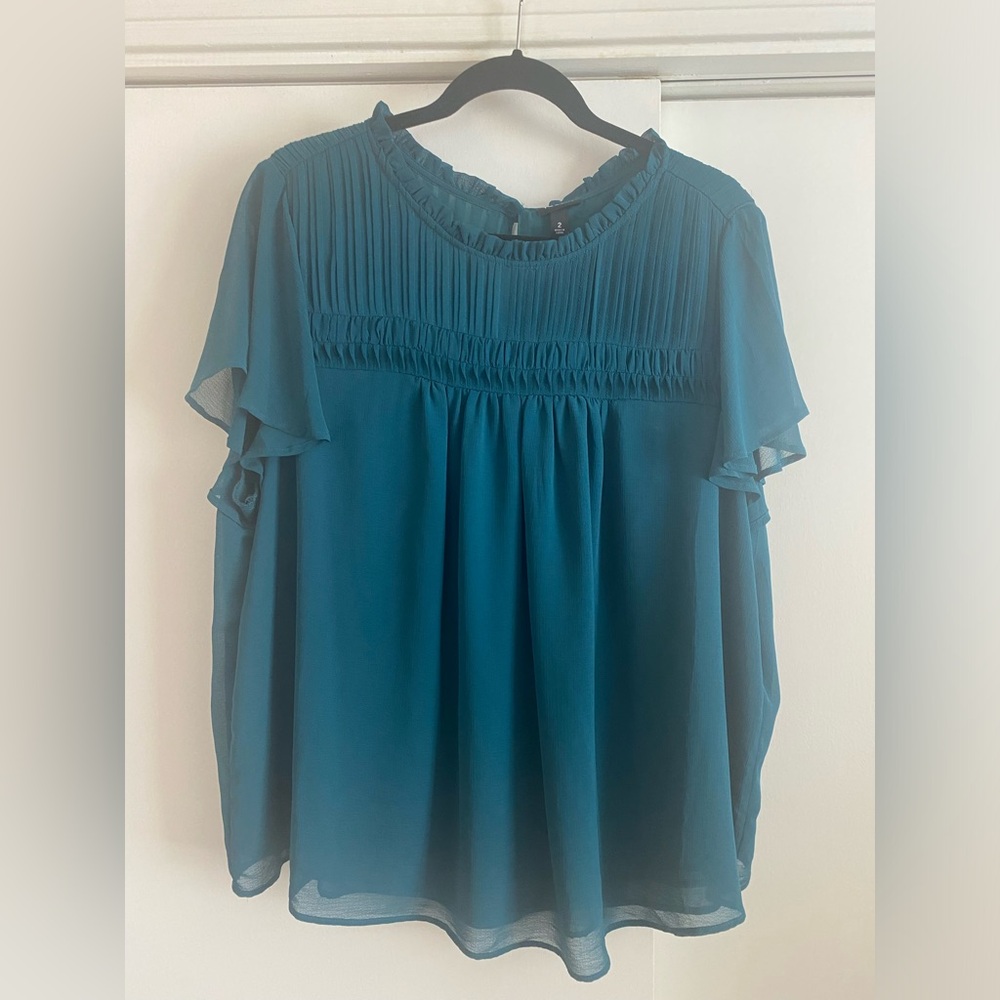 2X Torrid Chiffon Blouse